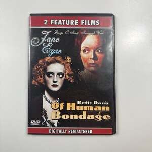 Jane Eyre (George C. Scott) & Of Human Bondage (Bette Davis) DVD 2 Feature Film